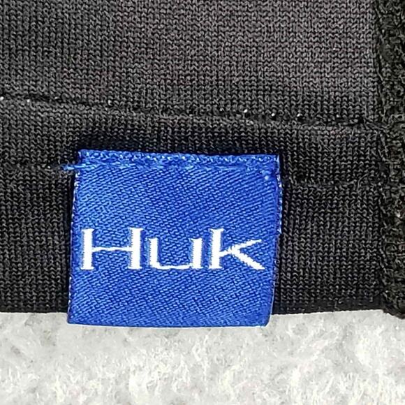 Huk Fishing Performance Shirt Long Sleeve Men’s Size Large L Stretch Gray - Picture 6 of 8